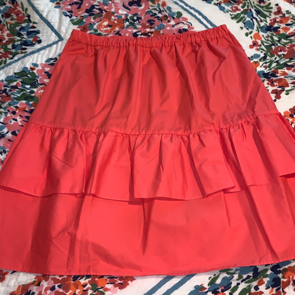 Jcrew factory NWT ruffle skirt